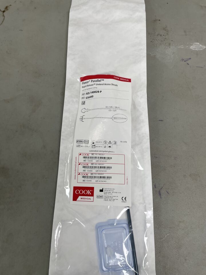 G56440 - COOK - Flexor Parallel Rapid Release Ureteral Access Sheath, 14F x 28cm, (EA)