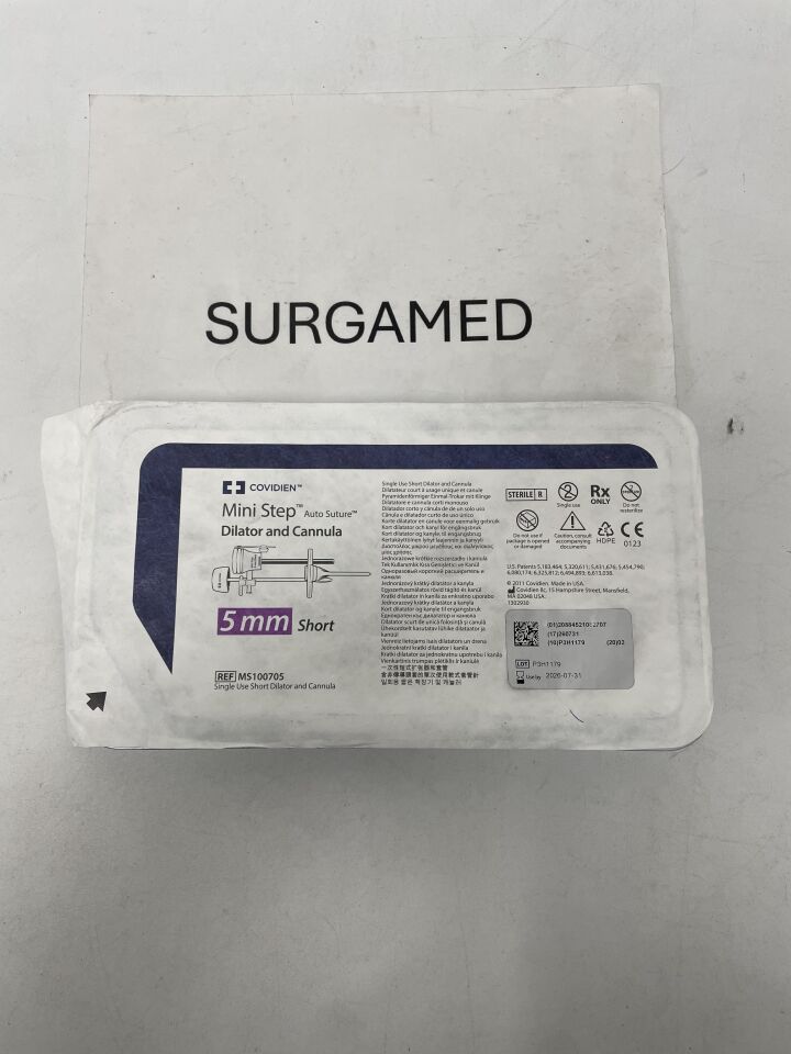 MS100705 - COVIDIEN - Mini Step 5mm Cannula & Dilator w/Sleeve, Short, (EA)