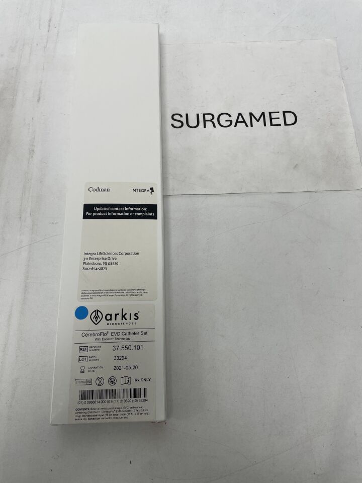 37.550.101 - CODMAN - CerebroFlo EVD Catheter Set, (BX/1)