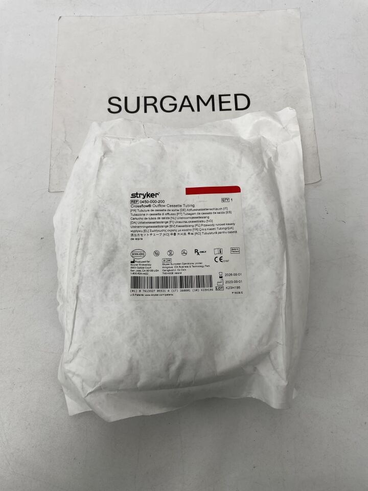 0450-000-200 - STRYKER - CrossFlow Outflow Cassette Tubing, (EA)