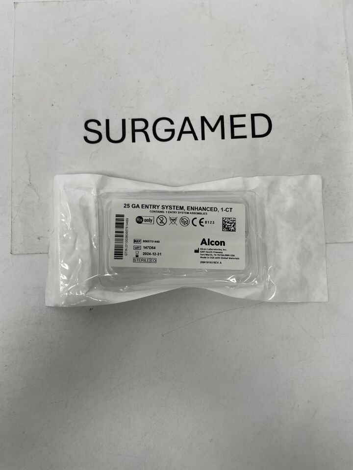 8065751448 - ALCON - 25G Entry System, Enhanced (1 Per Pack), (EA)