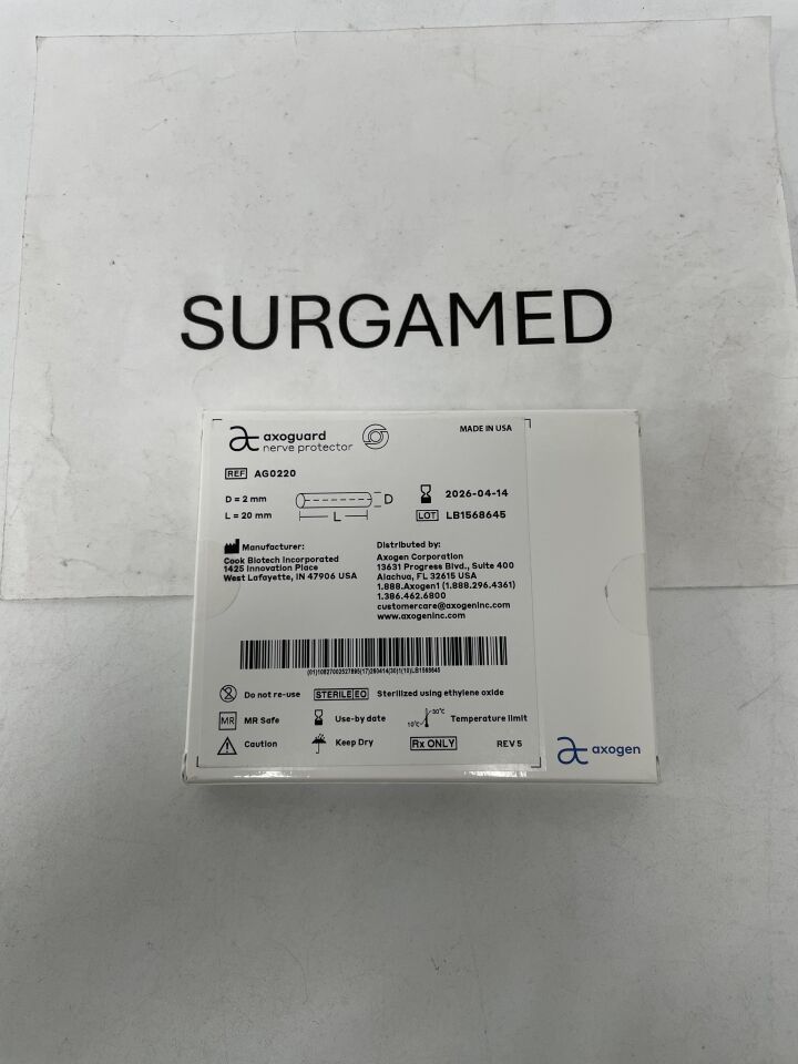 AG0220 - AXOGEN - AxoGuard Nerve Protector 2mm x 20mm, (BX/1)