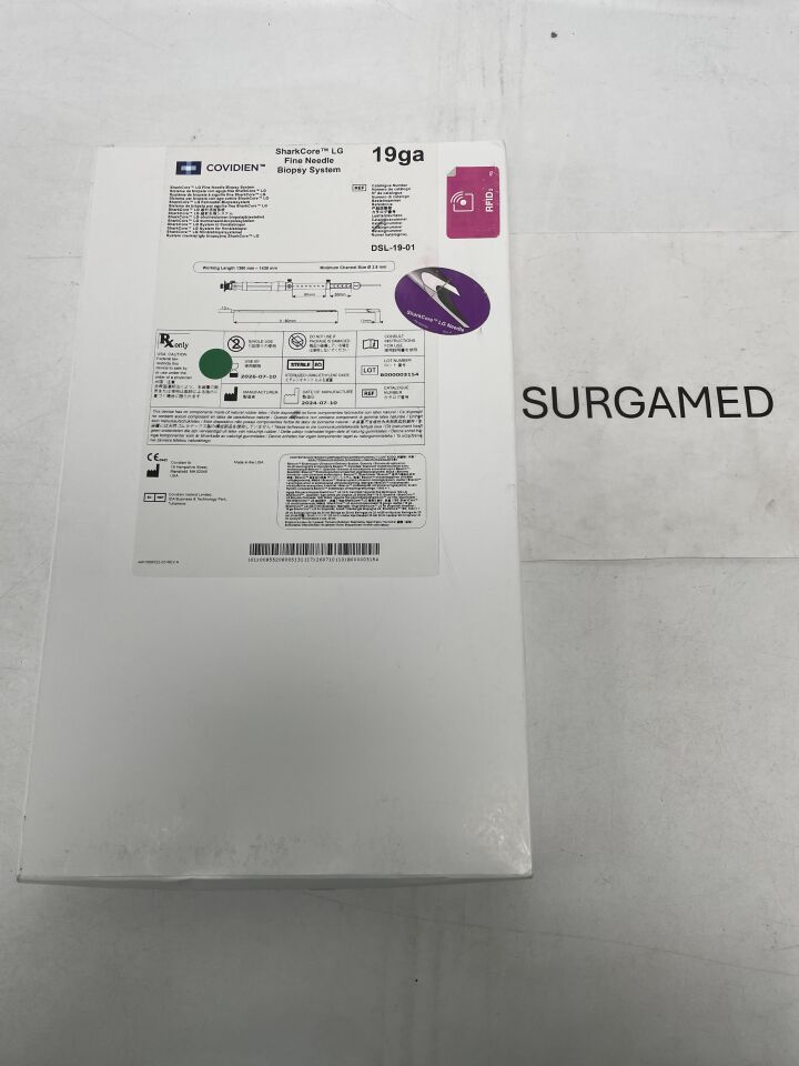 DSL-19-01 - COVIDIEN - Beacon Nitinol EUS Delivery System with SharkCore LG FNB Needle, 19G, (BX/1)