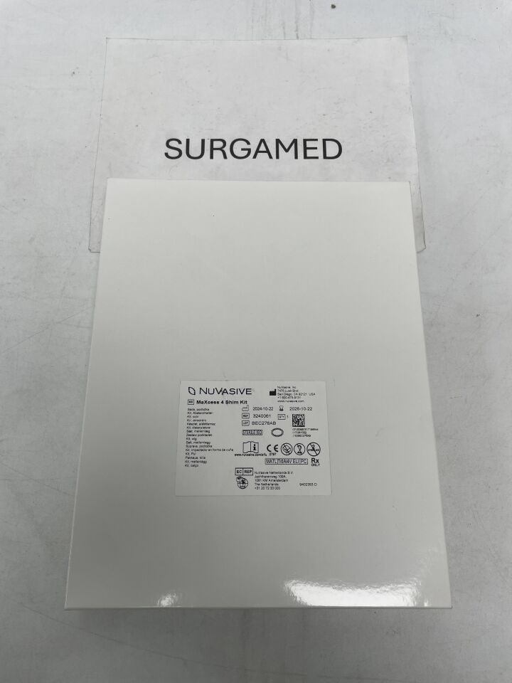 3240061 - NUVASIVE - Maxcess 4 Shim Kit, (BX/1)