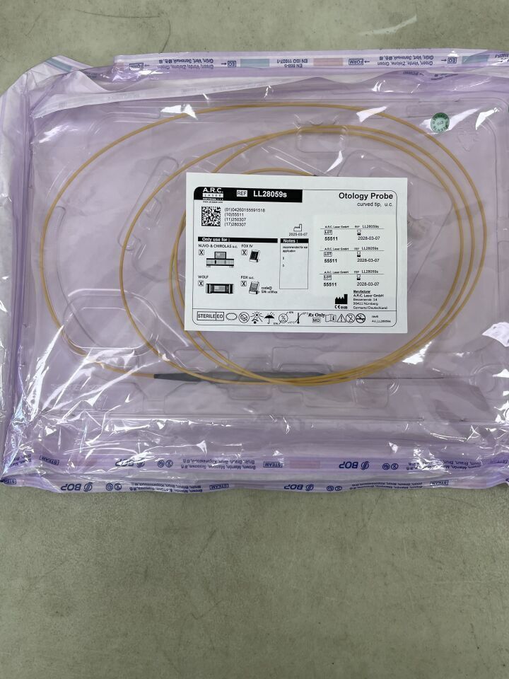 LL28059s - ARC LASER - Otology Probe, Curved Tip, (EA)