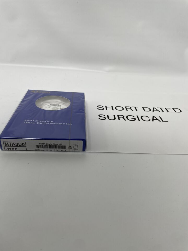 MTA3U0.220 - ALCON - Multiflex III Intraocular Lens, 22.0D, (BX/1)