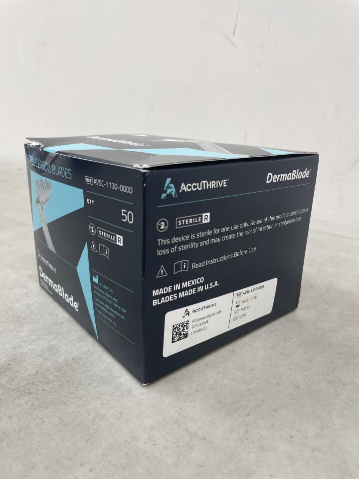 AVSC-1130-0000 - ACCUTEC - AccuThrive DermaBlade Biopsy BladeÃ, (BX/50)