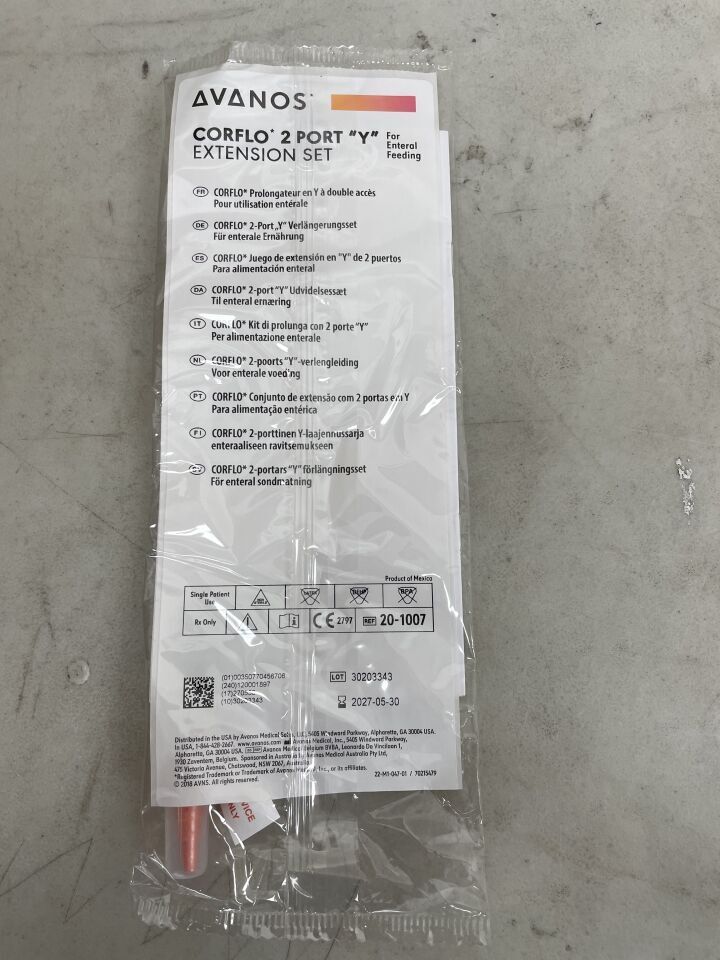 20-1007 - AVANOS MEDICAL - Corflo Enteral Extension Set, (EA)