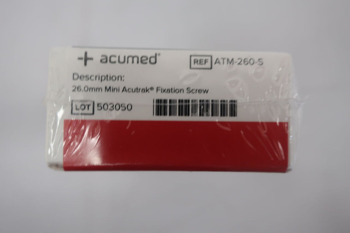 ATM-260-S - ACUMED - 26.0mm mini acutrak fixation screw, (BX/1)