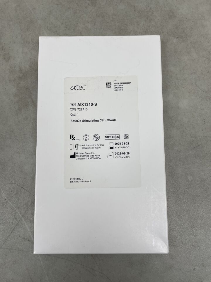 AIX1310-S - ATEC SPINE - SafeOp Stimulating Clip, (BX/1)