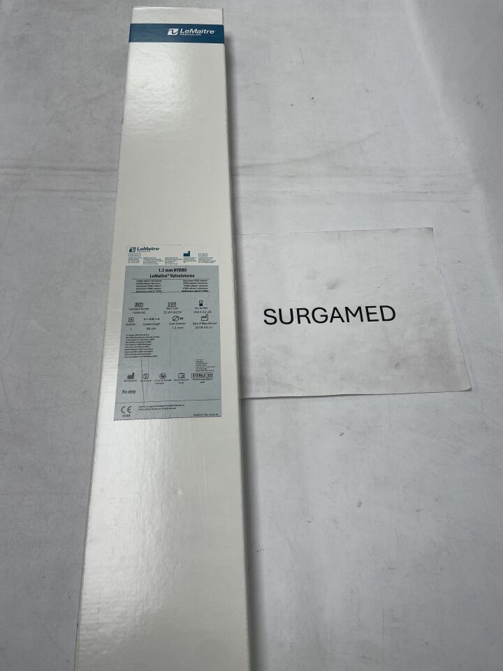 1009-00 - LEMAITRE VASCULAR - HYDRO Valvulotome, 1.5mm outer diameter, 98cm length (L), (BX/1)