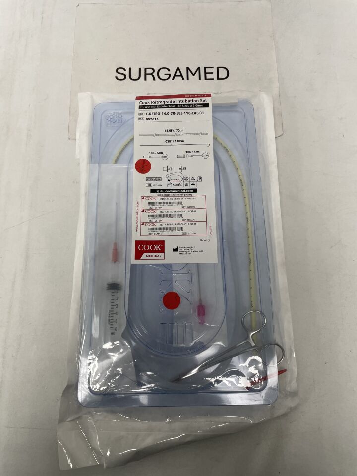 G57614 - COOK - Retrograde Intubation Set 14F x 70cm, (EA)