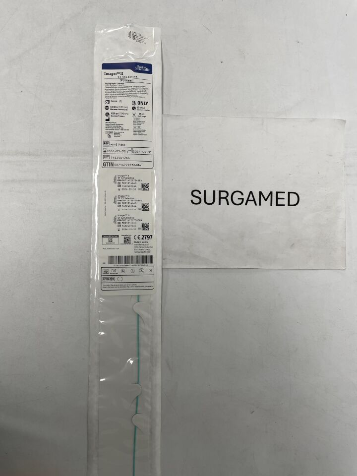 31466 - BOSTON SCIENTIFIC - Imager II Angiographic Catheter - C2 Selective - 5Fr x .038" x 65cm, ()