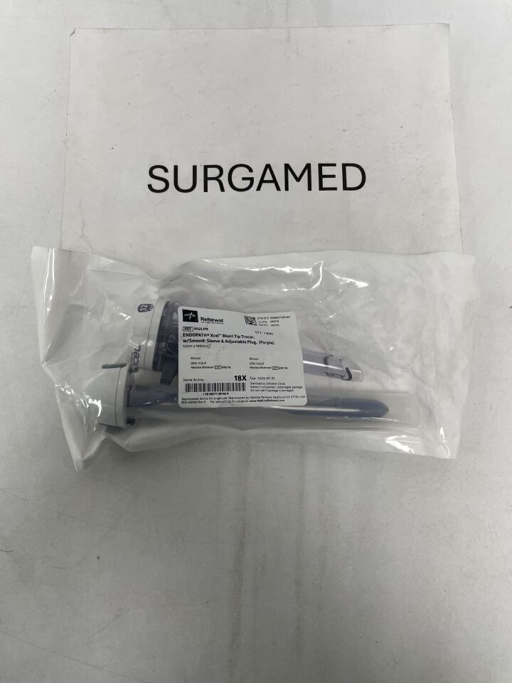 H12LPR - MEDLINE - ETHICON Endopath Xcel Blunt Tip Trocar, 12 x 100mm (Reprocessed), (EA)