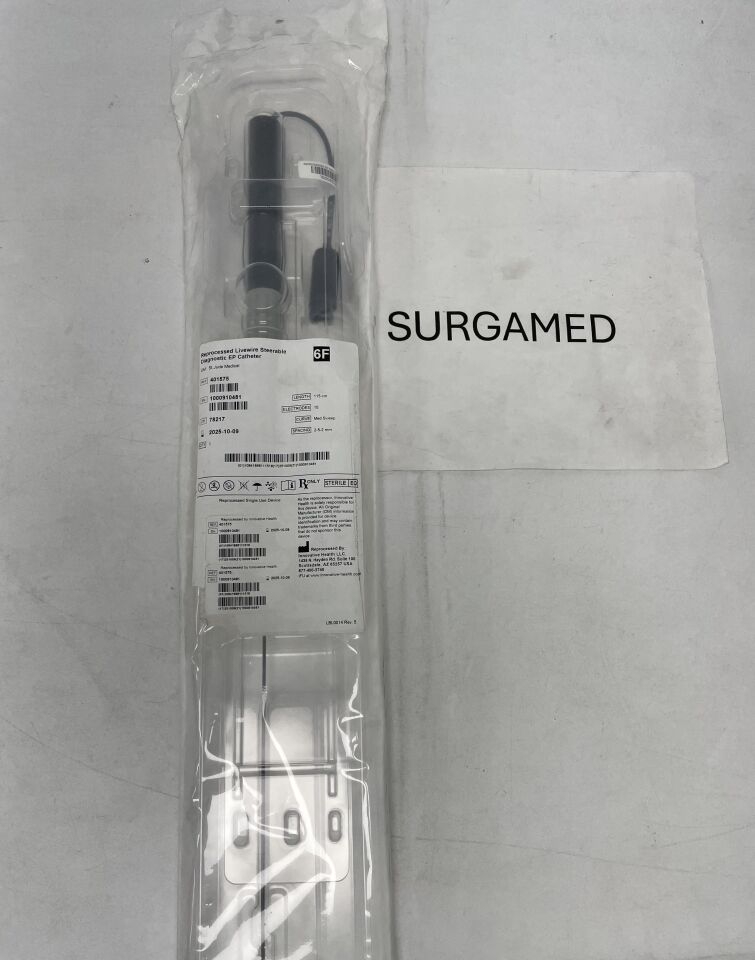 401575 - INNOVATIVE HEALTH - SJM Livewire Steerable Electrophysiology Catheter - 2-5-2mm - Med Sweep - 6Fr x 115cm (Reprocessed, L) (L), (EA)
