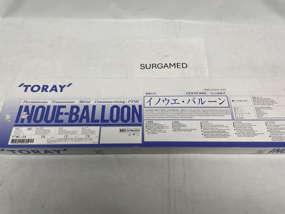 PTMC-28 - TORAY - Inoue-Balloon Catheter Kit 12F, 28mm x 70cm (L), (BX/1)