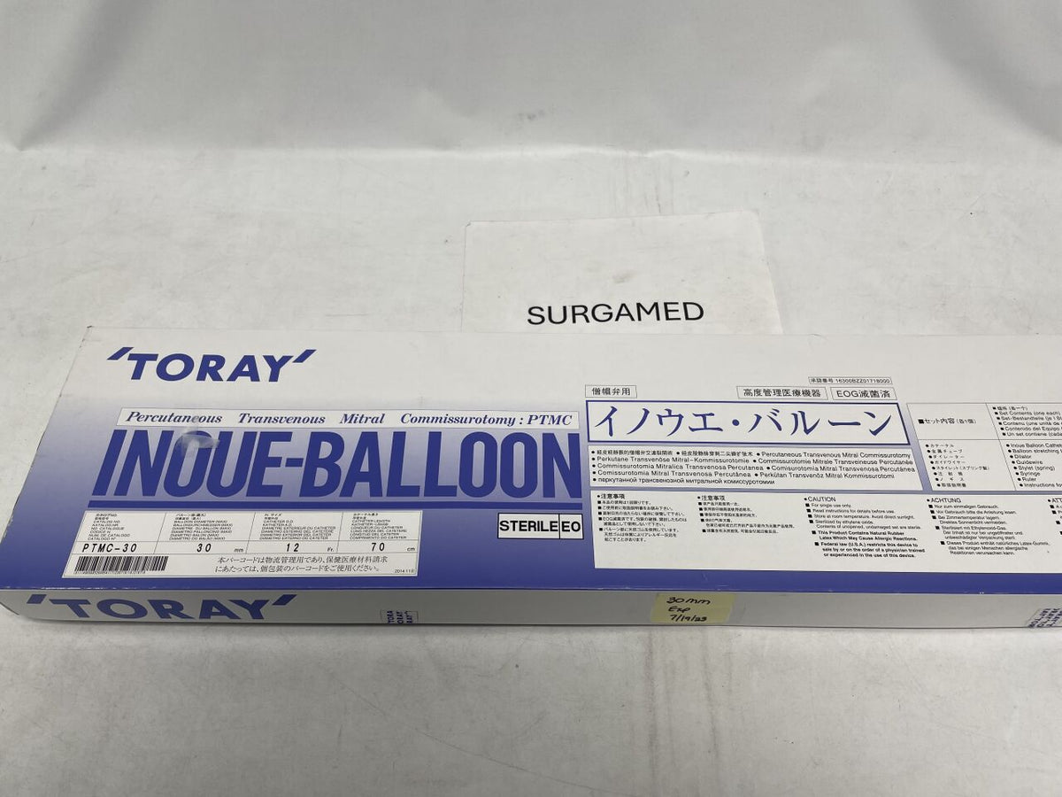 PTMC-30 - TORAY - Inoue-Balloon, 12F X 30mm X 70cm (L), (BX/1)
