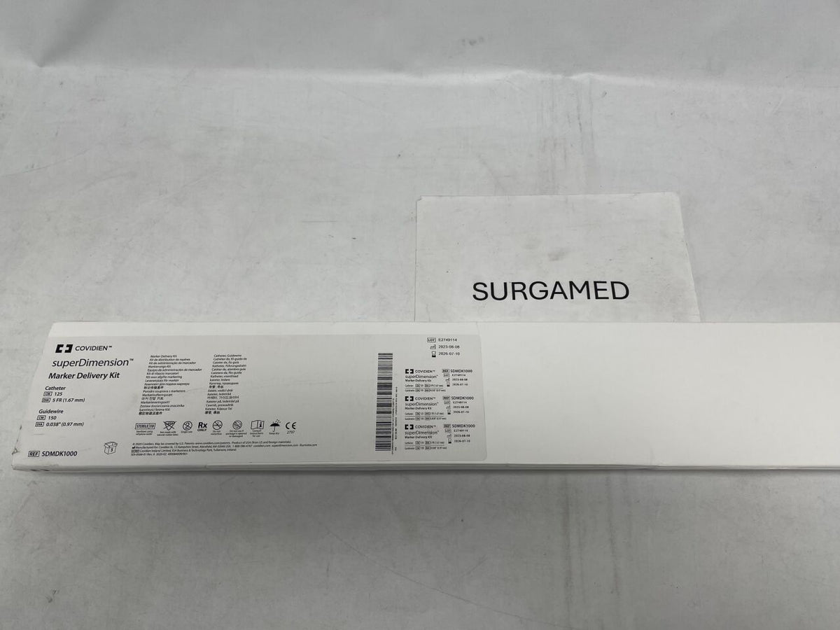 SDMDK1000 - COVIDIEN - superDimension Marker Delivery Kit - 5Fr x 125cm (Catheter), .038" x 150cm (Guidewire) (L), (BX/5)