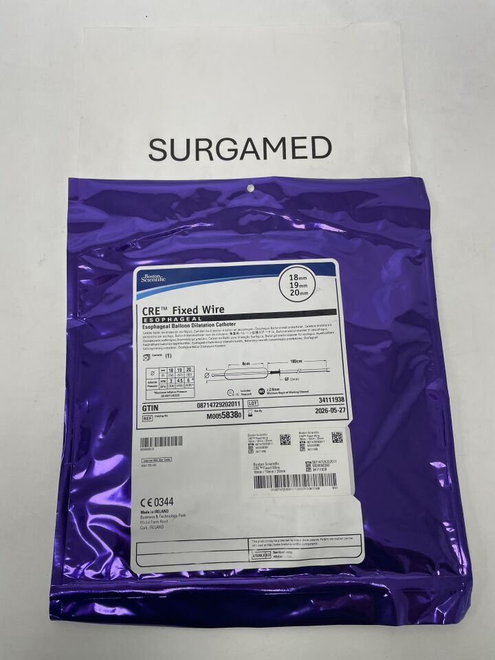 5838 - BOSTON SCIENTIFIC - CRE Fixed Wire Balloon Dilatation Catheter - Esophageal - 18mm x 19mm x 20mm, ()
