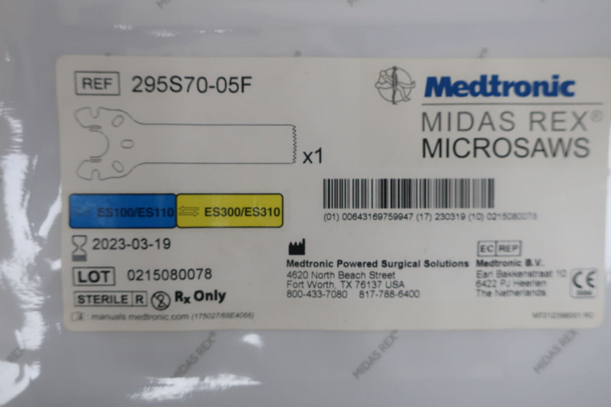 295S70-05F - MEDTRONIC - agittal oscillating blades-delicate, (EA)