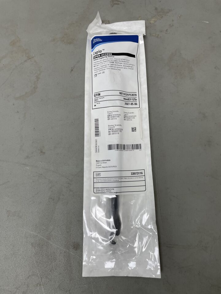 831125 - BOSTON SCIENTIFIC - Capio Open Access Suture Capturing Device | Full catalog ref: M0068311250 | Short ref: 831125, (EA)