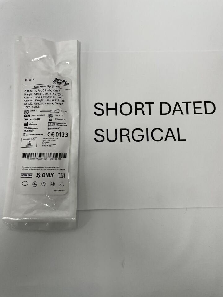 RFK-C5422S - BOSTON SCIENTIFIC - RFK Cannula 5cm, 4mm Tip, 22G, (EA)