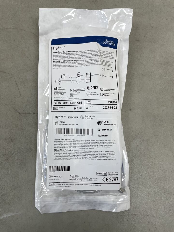 SCT-351 - BOSTON SCIENTIFIC - hydra water bottle cap system with co2, (EA)