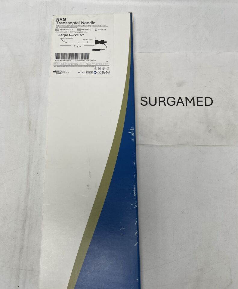 NRG-E-HF-71-C1 - BAYLIS MEDICAL - NRG Transseptal Needle - Large Curve C1 - 18Ga x 21Ga x 71cm (L), (BX/1)