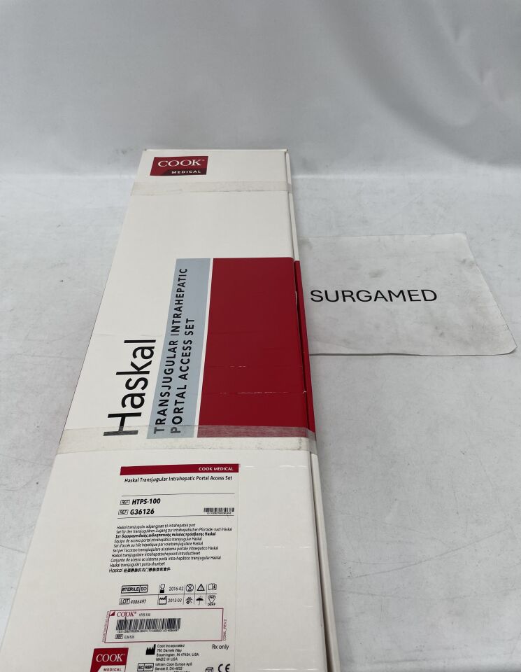 G36126 - COOK - Haskal Transjugular Intrahepatic Portal Access Set (L), (BX/1)