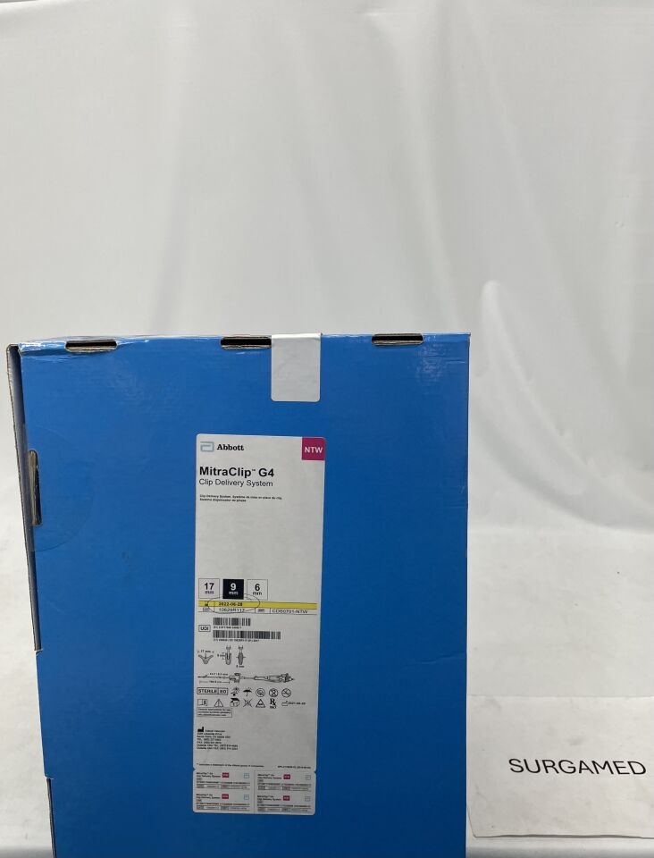 CDS0701-NTW - ABBOTT - MitraClip G4 Clip Delivery System - 17mm x 9mm x 6mm (L), (BX/1)