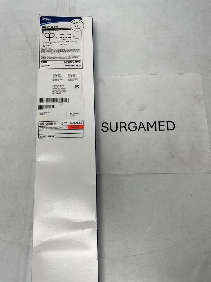 5031THK2 - BOSTON SCIENTIFIC - Blazer II HTD Temperature Ablation Catheter - 2.5mm - Large Curve/STD Distal - 7Fr x 4mm (L), (BX/1)