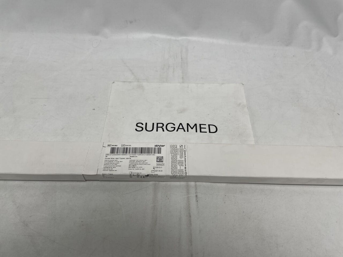 1806-0080S - STRYKER - T2 Guide Wire, Ball-Tipped - 3mm x 800mm (L), (BX/1)