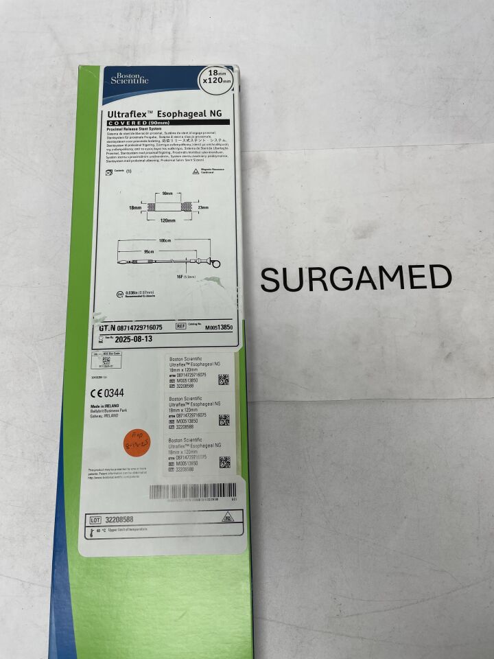 1385 - BOSTON SCIENTIFIC - Ultraflex Esophageal NG Covered Stent System - 18mm x 120mm (L), (BX/1)