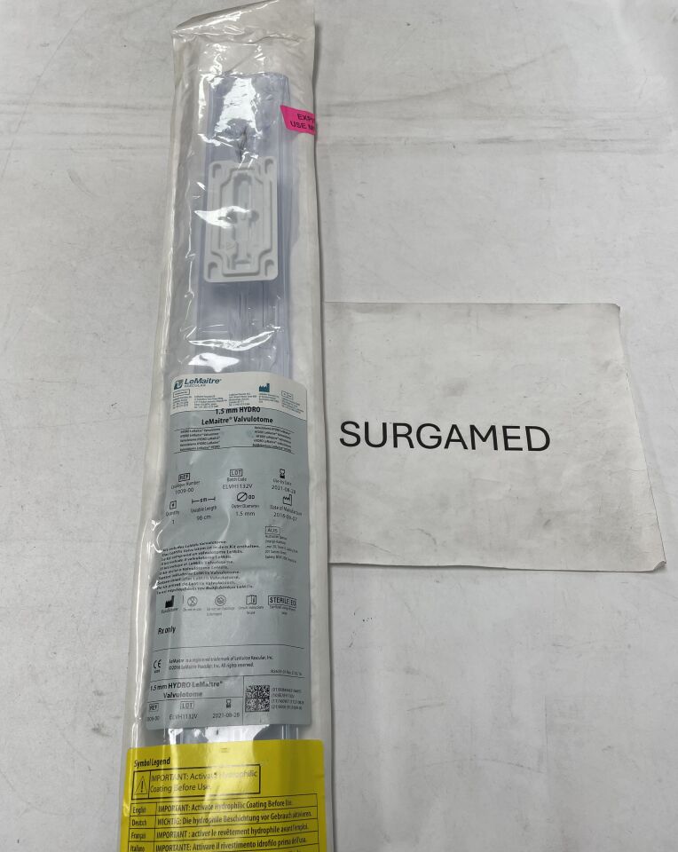 1009-00 - LEMAITRE VASCULAR - HYDRO Valvulotome, 1.5mm outer diameter, 98cm length (L), (EA)
