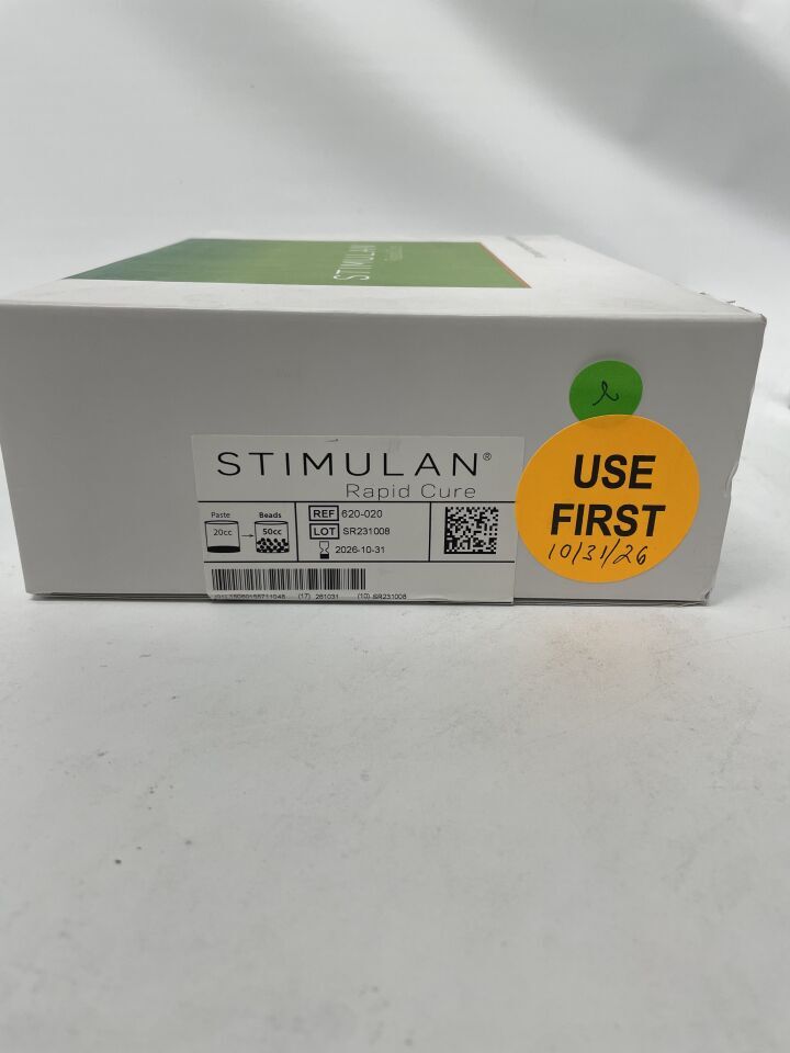 620-020 - BIOCOMPOSITES - Stimulan Sterile Rapid Cure, 20 cc Paste Volume, 50 cc Bead Volume, (BX/1)