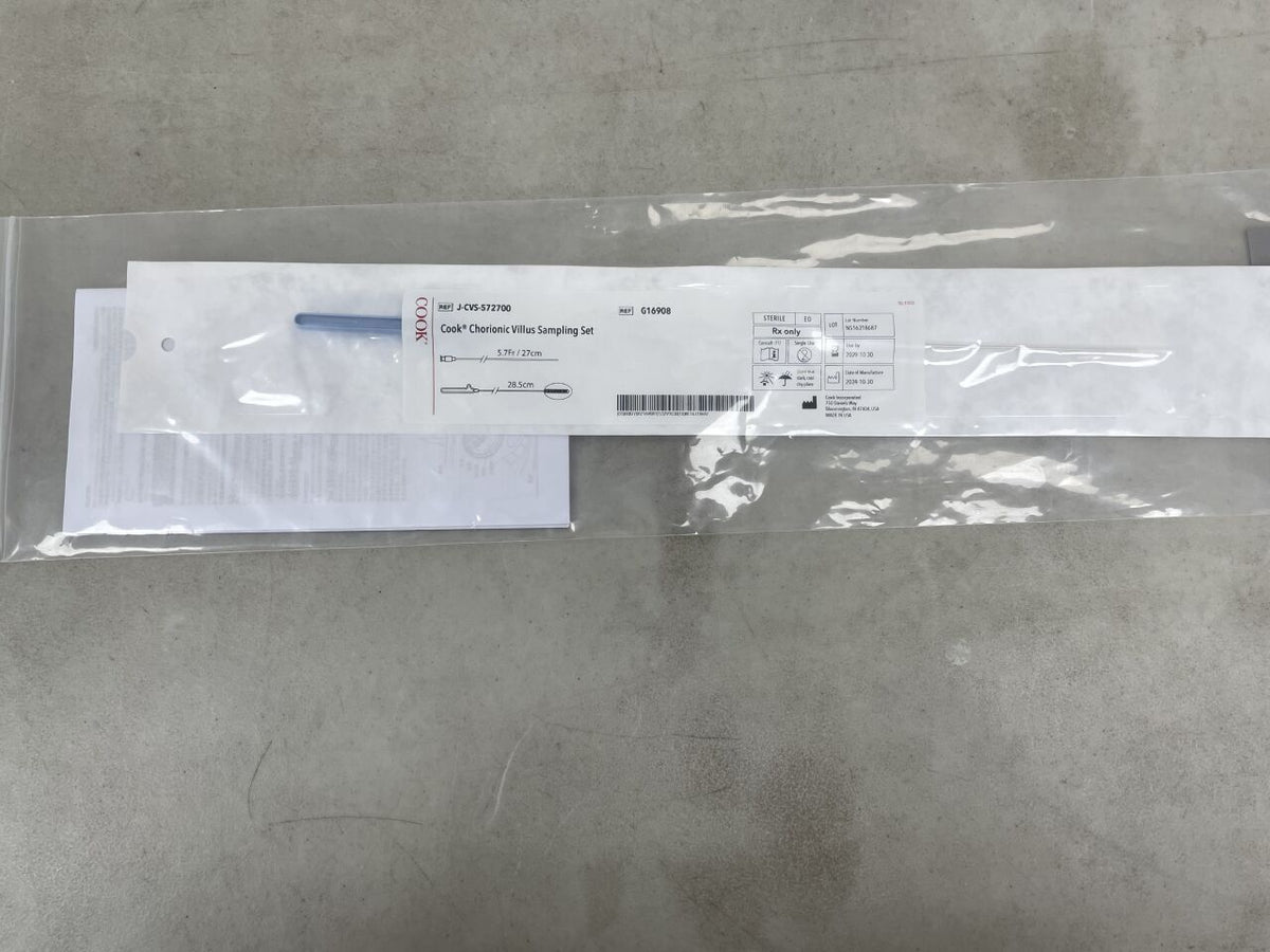 G16908 - COOK - Chorionic Villus Sampling Set 5.7F x 27cm - UOM EA - expiration 2029-10-30, (EA)