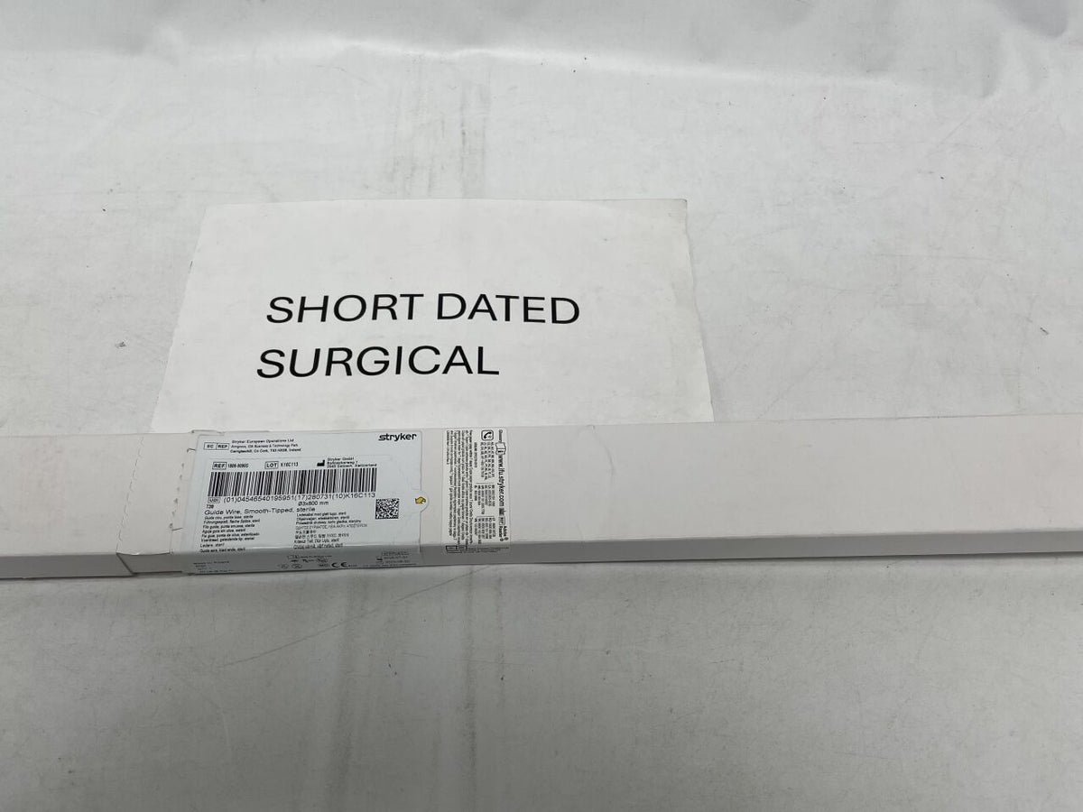 1806-0090S - STRYKER - Guide Wire, Smooth-Tipped, 3 dia. x 800 mm Length, (BX)