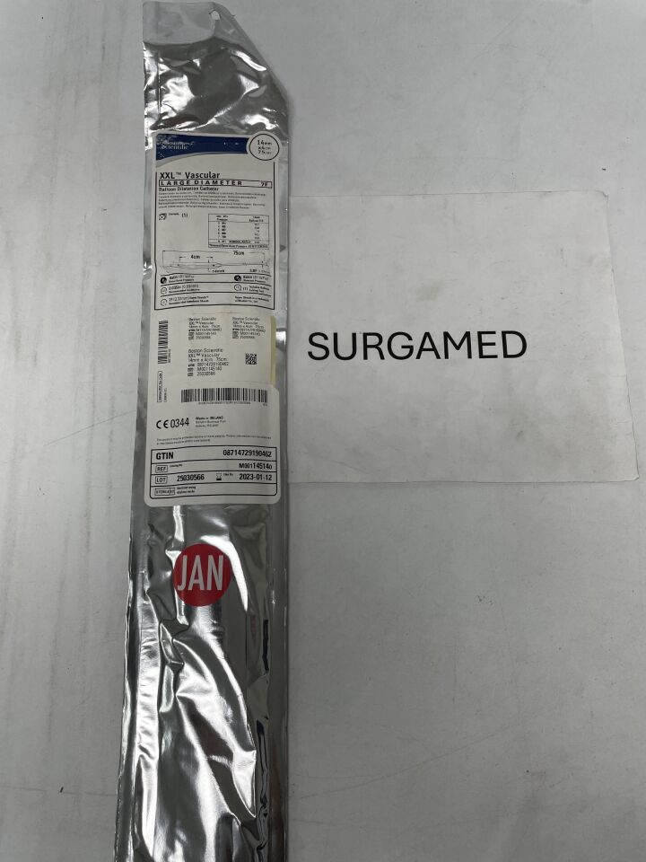 14514 - BOSTON SCIENTIFIC - XXL Vascular Balloon Dilatation Catheter - Large Diameter - 14mm x 4cm x 75cm (L), (EA)