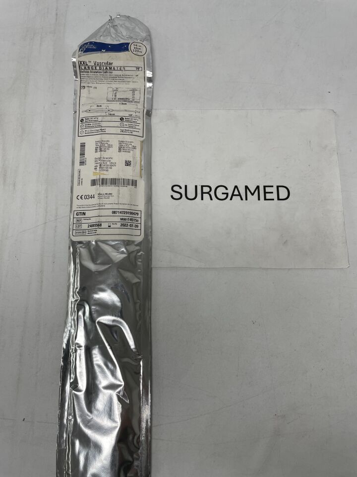 14515 - BOSTON SCIENTIFIC - XXL Vascular Balloon Dilatation Catheter - Large Diameter - 14mm x 4cm x 120cm (L), (EA)