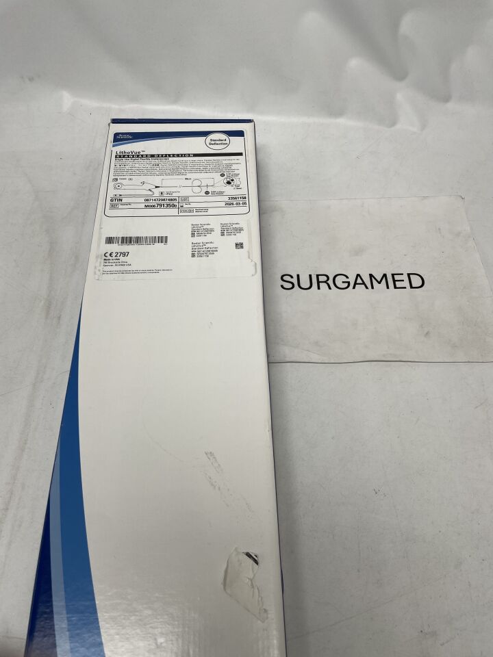 791350 - BOSTON SCIENTIFIC - LithoVue Single-Use Digital Flexible Ureteroscope - Standard Deflection - 7.7Fr x 68cm (L), (BX)