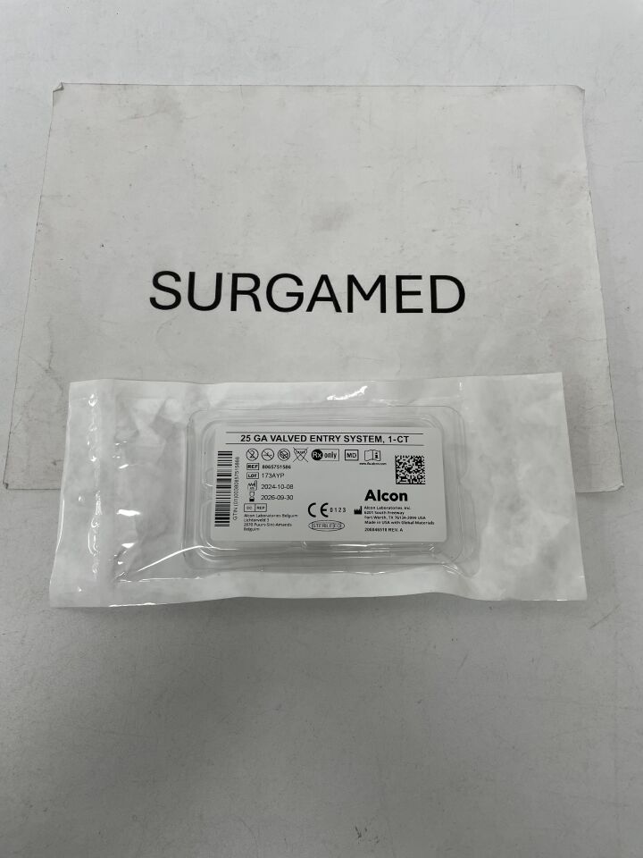 8065751586 - ALCON - 25G Valved Entry System, 4mm (1 Per Pack), (EA)