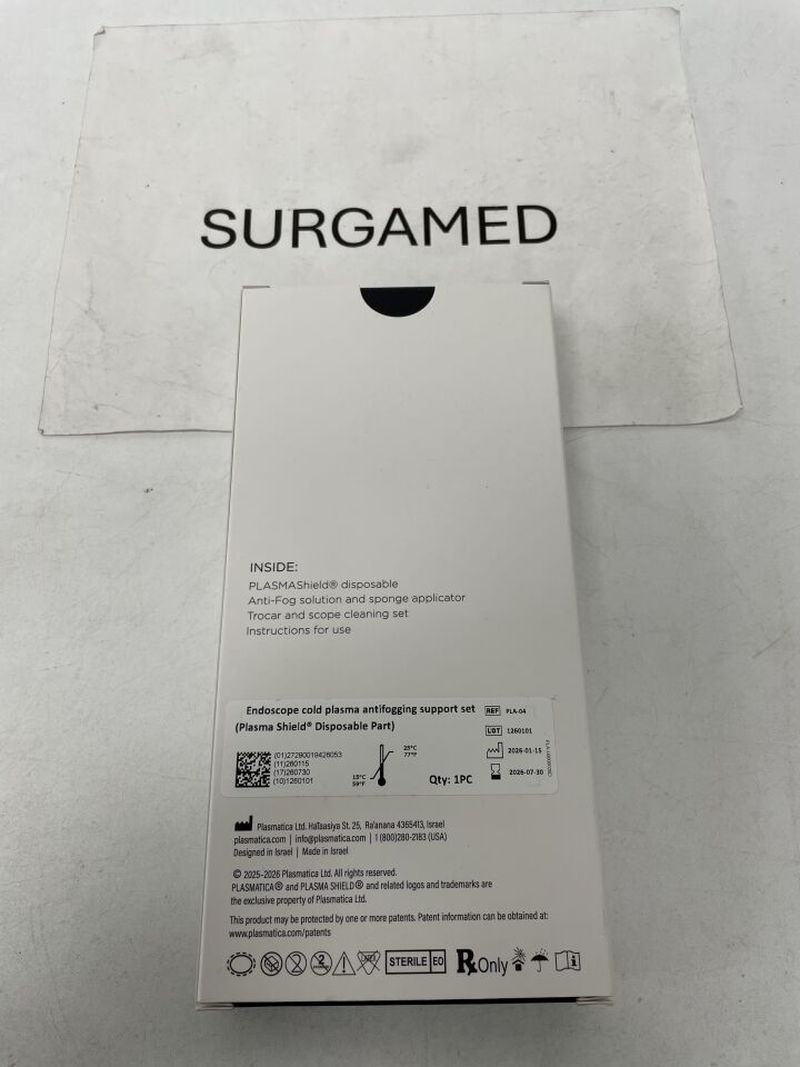PLA-04 - PLASMATICA - Plasma Shield, Endoscope Cold Plasma Antifogging Support Set, (BX)