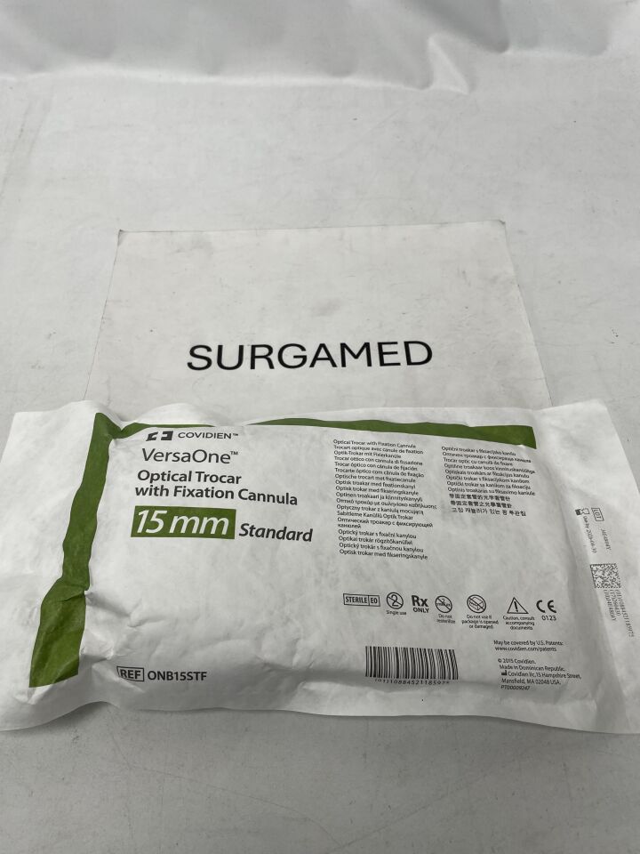 ONB15STF - COVIDIEN - Optical Trocar with Fixation Cannula Standard 15MM, (EA)