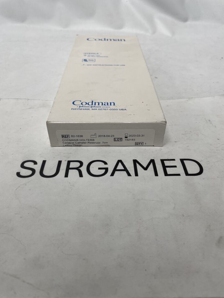 82-1638 - CODMAN - Holter Cerebral Catheter-Reservoir Leroy Design - 7cm, (BX)