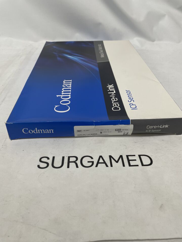 82-6851 - CODMAN - CereLink ICP Sensor, Metal Skull Bolt Kit for Intraparenchymal Procedure, (BX)