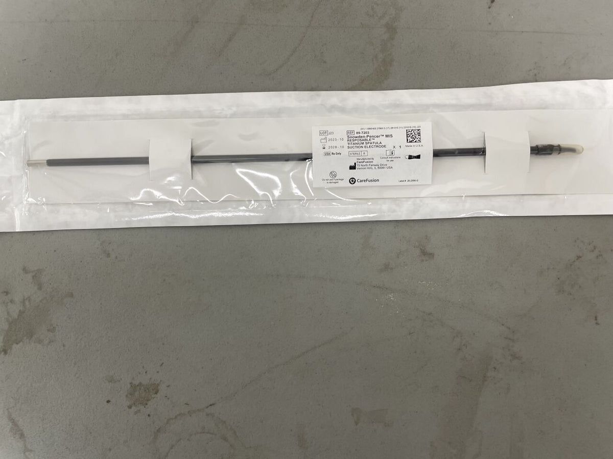 89-7203 - CAREFUSION - Snowden-Pencer MIS Reposable Ti Spatula Suction Electrode, (EA)