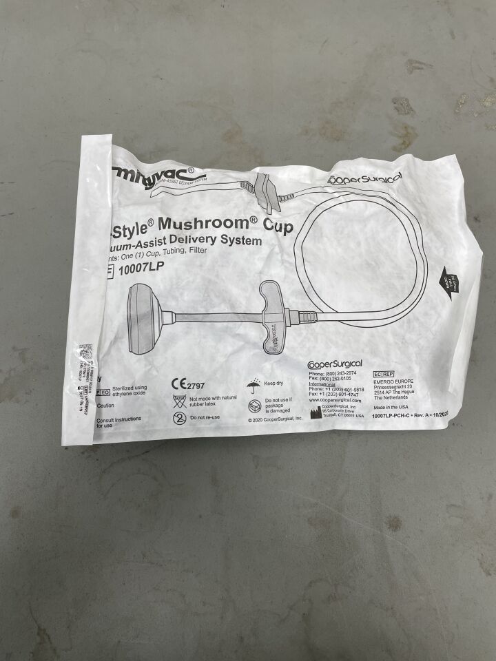 10007LP - COOPER SURGICAL - M-Style Mushroom Cup Vacuum-Assist Delivery System, (EA)