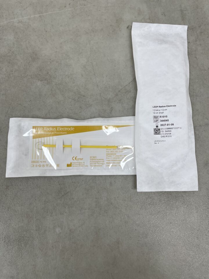 R1010 - COOPER SURGICAL - LEEP Medium Radius Loop Electrode 1.0cm x 1.0cm, (EA)