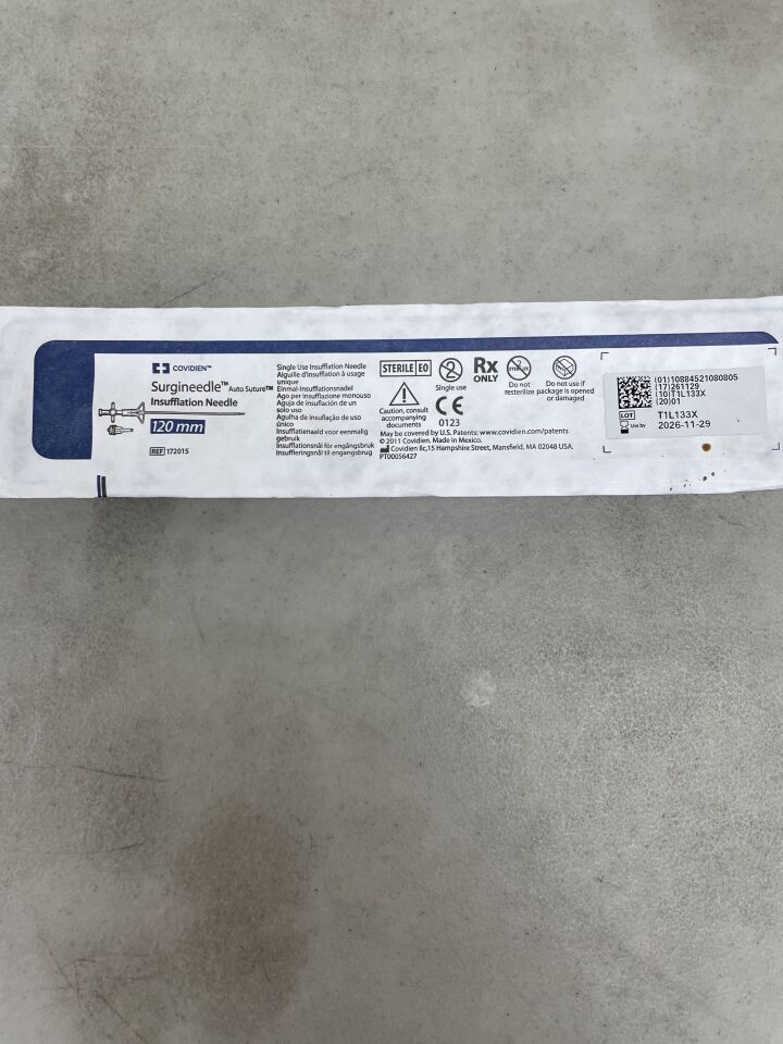 172015 - COVIDIEN - 120mm Surgineedle Insufflation Needle, (EA)