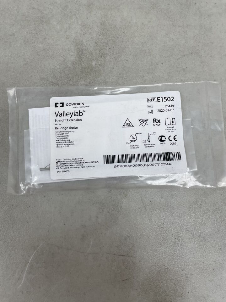 E1502 - COVIDIEN - Valleylab Straight Electrode Extension, 13cm (Reusable), (EA)
